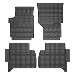 Tappetini per auto ElToro compatibili con Volkswagen Amarok I 2009-2021 su misura in gomma | Tipo Auto: Pickup | Materiale resistente | Bordi alti protettivi