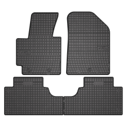 Tappetini per auto ElToro compatibili con Kia Soul II 2013-2019 su misura in gomma | Tipo Auto: Crossover | Materiale resistente | Bordi alti protettivi