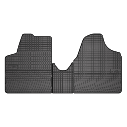 Tappetini per auto ElToro compatibili con Citroën Jumpy II 2007-2016 su misura in gomma | Note: 1° fila | Tipo Auto: Van | Materiale resistente | Bordi alti protettivi