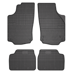 Tappetini per auto ElToro compatibili con Opel Corsa C 2000-2006 su misura in gomma | Note: 1° e 2° fila | Materiale resistente | Bordi alti protettivi