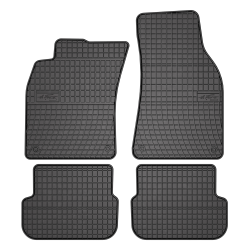 Tappetini per auto ElToro compatibili con Audi A6 C6 2004-2011 su misura in gomma | Note: post-facelift | Materiale resistente | Bordi alti protettivi