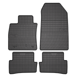 Tappetini per auto ElToro compatibili con Renault Clio IV 2012-2020 su misura in gomma | Materiale resistente | Bordi alti protettivi