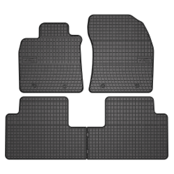 Tappetini per auto ElToro compatibili con Toyota Avensis III 2009-2018 su misura in gomma | Materiale resistente | Bordi alti protettivi