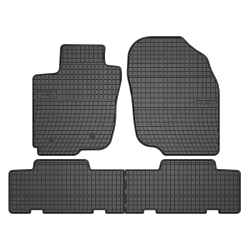 Tappetini per auto ElToro compatibili con Toyota RAV4 III 2005-2012 su misura in gomma | Tipo Auto: SUV | Materiale resistente | Bordi alti protettivi