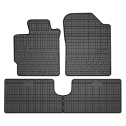 Tappetini per auto ElToro compatibili con Toyota Yaris III 2011-2020 su misura in gomma | Tipo Auto: Hatchback | Materiale resistente | Bordi alti protettivi