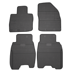 Tappetini per auto ElToro compatibili con Honda Civic VIII 2006-2011 su misura in gomma | Tipo Auto: Hatchback | Materiale resistente | Bordi alti protettivi