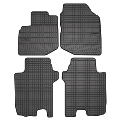 Tappetini per auto ElToro compatibili con Honda Jazz III 2007-2014 su misura in gomma | Tipo Auto: Hatchback | Materiale resistente | Bordi alti protettivi