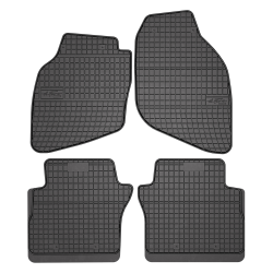 Tappetini per auto ElToro compatibili con Honda City IV 2002-2008 su misura in gomma | Tipo Auto: Berlina | Materiale resistente | Bordi alti protettivi