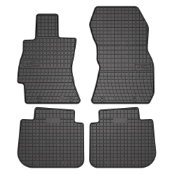 Tappetini per auto ElToro compatibili con Subaru Forester III 2008-2013 su misura in gomma | Tipo Auto: SUV | Materiale resistente | Bordi alti protettivi