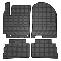 Tappetini per auto ElToro compatibili con Hyundai Kona dal 2017 in poi su misura in gomma | Tipo Auto: Crossover | Materiale resistente | Bordi alti protettivi