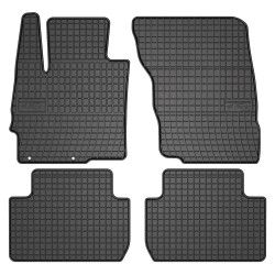 Tappetini per auto ElToro compatibili con Mitsubishi Eclipse Cross dal 2018 in poi su misura in gomma | Tipo Auto: SUV | Materiale resistente | Bordi alti protettivi
