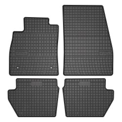 Tappetini per auto ElToro compatibili con Ford Fiesta VII dal 2017 in poi su misura in gomma | Tipo Auto: Hatchback | Materiale resistente | Bordi alti protettivi
