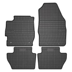 Tappetini per auto ElToro compatibili con Ford KA + dal 2016 in poi su misura in gomma | Materiale resistente | Bordi alti protettivi