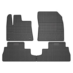 Tappetini per auto ElToro compatibili con Citroën Berlingo III dal 2018 in poi su misura in gomma | Note: Multispace, 5 posti | Materiale resistente | Bordi alti protettivi
