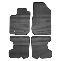 Tappetini per auto ElToro compatibili con Dacia Sandero II 2012-2020 su misura in gomma | Tipo Auto: Hatchback | Materiale resistente | Bordi alti protettivi