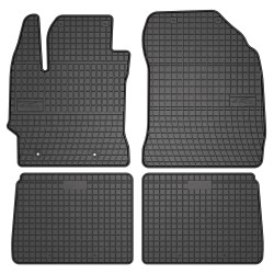 Tappetini per auto ElToro compatibili con Toyota Corolla XI 2013-2019 su misura in gomma | Materiale resistente | Bordi alti protettivi