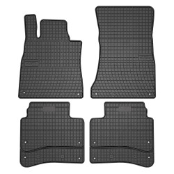 Tappetini per auto ElToro compatibili con Mercedes-Benz Classe S W222 2013-2020 su misura in gomma | Tipo Auto: Berlina | Materiale resistente | Bordi alti protettivi