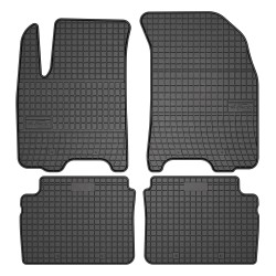 Tappetini per auto ElToro compatibili con Chevrolet Aveo I 2003-2007 su misura in gomma | Materiale resistente | Bordi alti protettivi