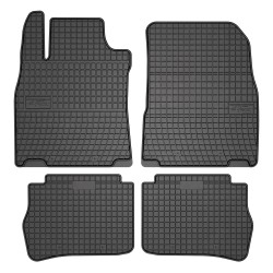 Tappetini per auto ElToro compatibili con Nissan Tiida I 2004-2012 su misura in gomma | Materiale resistente | Bordi alti protettivi