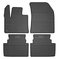 Tappetini per auto ElToro compatibili con Citroën C5 Aircross dal 2017 in poi su misura in gomma | Note: 1° e 2° fila | Tipo Auto: SUV | Materiale resistente | Bordi alti protettivi