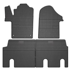 Tappetini per auto ElToro compatibili con Mercedes-Benz Vito III dal 2014 in poi su misura in gomma | Note: 1° e 2° fila | Tipo Auto: Van | Materiale resistente | Bordi alti protettivi