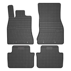 Tappetini per auto ElToro compatibili con Jaguar XF I 2007-2015 su misura in gomma | Materiale resistente | Bordi alti protettivi