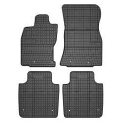 Tappetini per auto ElToro compatibili con Jaguar XJ VII 2002-2009 su misura in gomma | Tipo Auto: Berlina | Materiale resistente | Bordi alti protettivi