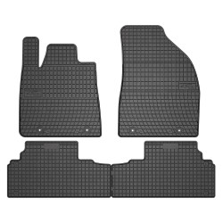 Tappetini per auto ElToro compatibili con Lexus RX III 2008-2015 su misura in gomma | Note: Hybrid | Tipo Auto: SUV | Materiale resistente | Bordi alti protettivi