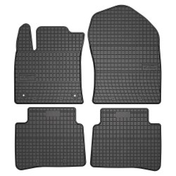 Tappetini per auto ElToro compatibili con Toyota Prius IV dal 2015 in poi su misura in gomma | Note: liftback | Materiale resistente | Bordi alti protettivi