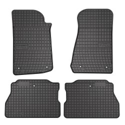 Tappetini per auto ElToro compatibili con Jeep Wrangler IV dal 2017 in poi su misura in gomma | Note: Rubicon | Tipo Auto: SUV | Materiale resistente | Bordi alti protettivi