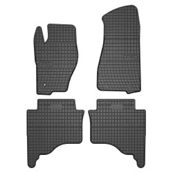 Tappetini per auto ElToro compatibili con Jeep Grand Cherokee III 2004-2010 su misura in gomma | Tipo Auto: SUV | Materiale resistente | Bordi alti protettivi
