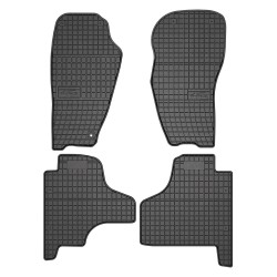 Tappetini per auto ElToro compatibili con Jeep Cherokee IV 2007-2012 su misura in gomma | Tipo Auto: SUV | Materiale resistente | Bordi alti protettivi
