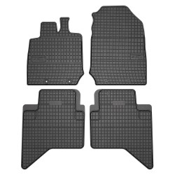 Tappetini per auto ElToro compatibili con Isuzu D-MAX III dal 2019 in poi su misura in gomma | Note: 4 porte, cabina doppia | Tipo Auto: Pickup | Materiale resistente | Bordi alti protettivi