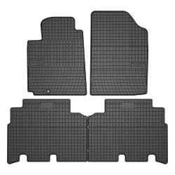 Tappetini per auto ElToro compatibili con Toyota Yaris Verso 1999-2005 su misura in gomma | Tipo Auto: Minivan | Materiale resistente | Bordi alti protettivi