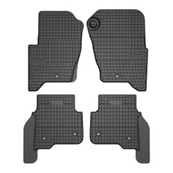 Tappetini per auto ElToro compatibili con Land Rover Discovery IV 2009-2016 su misura in gomma | Tipo Auto: SUV | Materiale resistente | Bordi alti protettivi