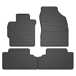 Tappetini per auto ElToro compatibili con Toyota Auris I 2006-2012 su misura in gomma | Tipo Auto: Hatchback | Materiale resistente | Bordi alti protettivi