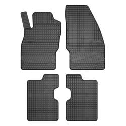 Tappetini per auto ElToro compatibili con Opel Corsa E 2014-2019 su misura in gomma | Note: 1° e 2° fila | Tipo Auto: Hatchback | Materiale resistente | Bordi alti protettivi