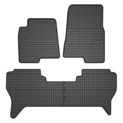 Tappetini per auto ElToro compatibili con Mitsubishi Pajero III 1999-2006 su misura in gomma | Tipo Auto: Off-road | Materiale resistente | Bordi alti protettivi