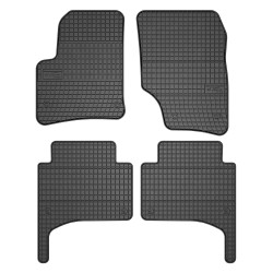 Tappetini per auto ElToro compatibili con Porsche Cayenne I 2002-2010 su misura in gomma | Tipo Auto: SUV | Materiale resistente | Bordi alti protettivi