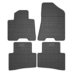 Tappetini per auto ElToro compatibili con Hyundai Tucson III 2015-2020 su misura in gomma | Tipo Auto: SUV | Materiale resistente | Bordi alti protettivi