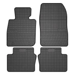 Tappetini per auto ElToro compatibili con Mazda CX-3 2014-2021 su misura in gomma | Tipo Auto: Crossover | Materiale resistente | Bordi alti protettivi
