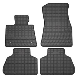 Tappetini per auto ElToro compatibili con BMW X5 F15 2013-2018 su misura in gomma | Tipo Auto: SUV | Materiale resistente | Bordi alti protettivi