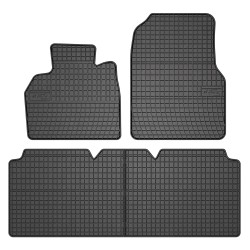 Tappetini per auto ElToro compatibili con Renault Espace IV 2002-2014 su misura in gomma | Note: 1° e 2° fila | Tipo Auto: Minivan | Materiale resistente | Bordi alti protettivi