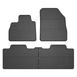 Tappetini per auto ElToro compatibili con Renault Espace V 2014-2022 su misura in gomma | Tipo Auto: Crossover | Materiale resistente | Bordi alti protettivi