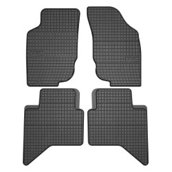 Tappetini per auto ElToro compatibili con Toyota Hilux VII 2005-2015 su misura in gomma | Tipo Auto: Pickup | Materiale resistente | Bordi alti protettivi