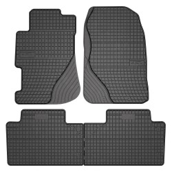 Tappetini per auto ElToro compatibili con Honda Civic VII 2000-2006 su misura in gomma | Tipo Auto: Hatchback | Materiale resistente | Bordi alti protettivi