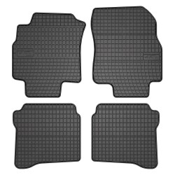 Tappetini per auto ElToro compatibili con Nissan Primera P12 2002-2007 su misura in gomma | Materiale resistente | Bordi alti protettivi