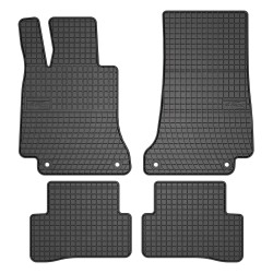 Tappetini per auto ElToro compatibili con Mercedes-Benz Classe C W205 2014-2021 su misura in gomma | Materiale resistente | Bordi alti protettivi