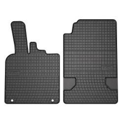 Tappetini per auto ElToro compatibili con Smart Fortwo II 2007-2014 su misura in gomma | Tipo Auto: Hatchback | Materiale resistente | Bordi alti protettivi