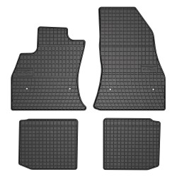 Tappetini per auto ElToro compatibili con Fiat 500L 2012-2022 su misura in gomma | Tipo Auto: Minivan | Materiale resistente | Bordi alti protettivi